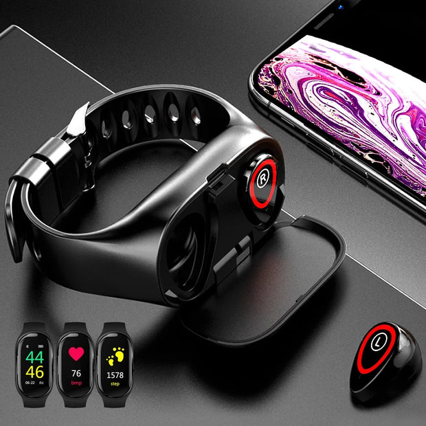 Smart Bracelet Bluetooth Earphone Waterproof