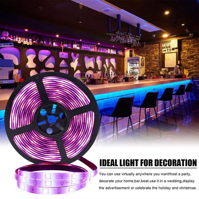 Light Strip Led Plastic 150-LED 12V-5050RGB IR44 Light Strip Set with IR Remote Controller Light Strip Smart Light Strip Rgb