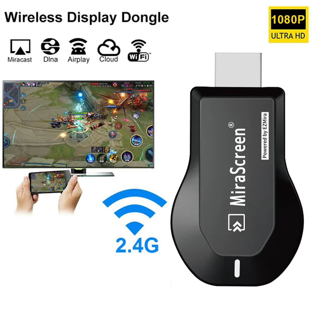 TV Stick Wifi Display Receiver Anycast DLNA Miracast Airplay Mirror Screen Hdmi-Compatible Mart TV Screen Projector for Android