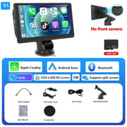 6.86" /9.3" Car Mirror Video Recording Wireless Carplay Monitor Android Auto Dashboard DVR GPS Navigation Carplay Screen