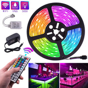 Light Strip Led Plastic 150-LED 12V-5050RGB IR44 Light Strip Set with IR Remote Controller Light Strip Smart Light Strip Rgb