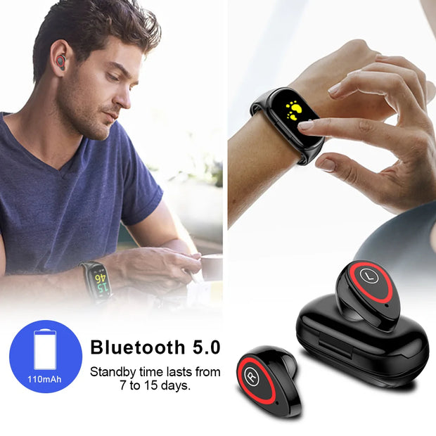 Smart Bracelet Bluetooth Earphone Waterproof